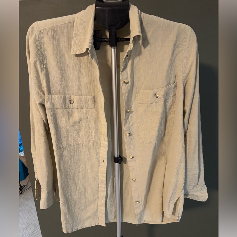 Club Monaco Gauze Shirt M